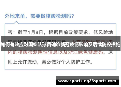 如何有效应对国奥队球员确诊新冠疫情影响及后续防控措施
