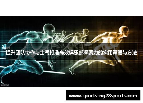 提升团队协作与士气打造高效俱乐部凝聚力的实用策略与方法